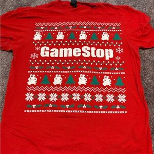 Gildan Red Holiday Gaming Tee
